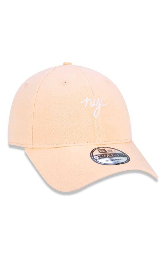 Boné New Era 9Twenty Nyc New York City Pastel Laranja - NewSkull