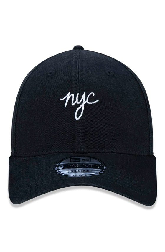 Boné New Era 9Twenty Nyc New York City Pastel Preto - NewSkull