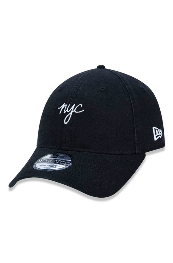 Boné New Era 9Twenty Nyc New York City Pastel Preto - NewSkull