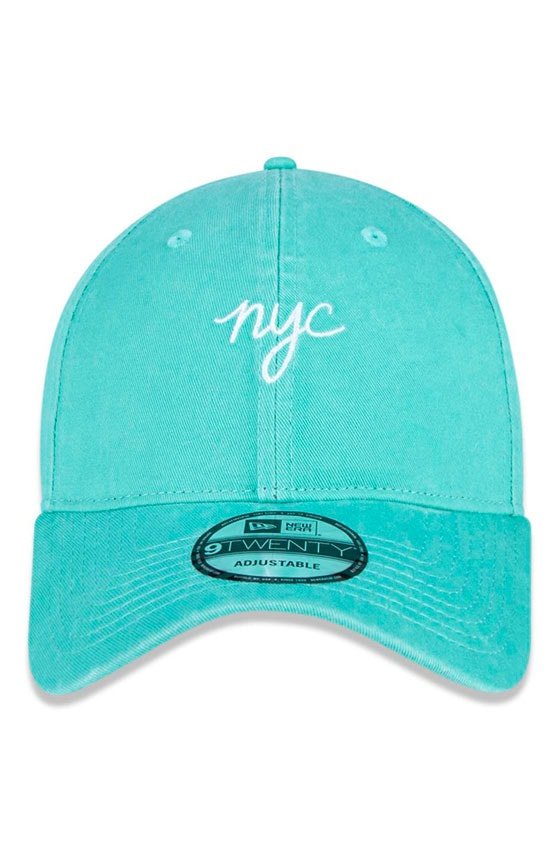 Boné New Era 9Twenty Nyc New York City Pastel Verde - NewSkull
