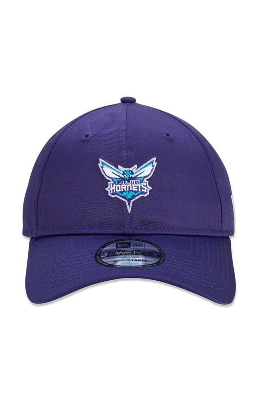 Boné New Era 9twenty Strapback Aba Curva Charlotte Hornets Sport Roxo/Branco - NewSkull