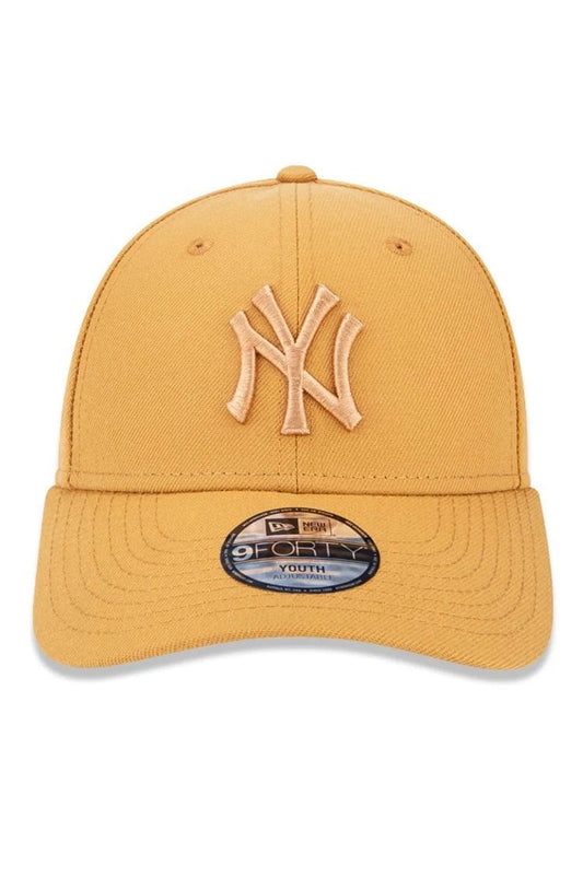 Boné New Era Juvenil 940 MLB New York Yankees Caramelo/Caramelo - NewSkull