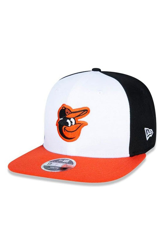Boné New Era Juvenil 9Fifty Original Fit Mlb Baltimore Orioles Mini Branco/Preto - NewSkull