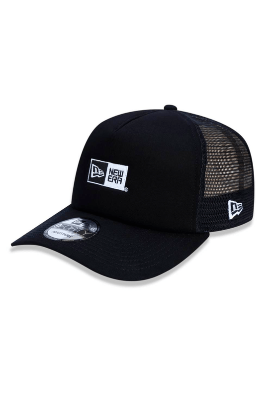 BONÉ NEW ERA LOGO TRUCKER SNAPBACK PRETO - NewSkull