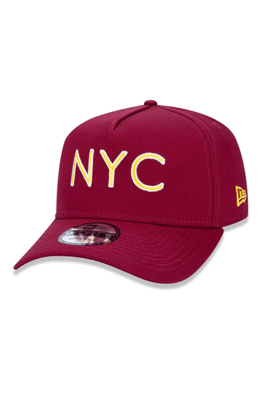 BONÉ NEW ERA NEW YORK CITY SNAPBACK BORDO - NewSkull