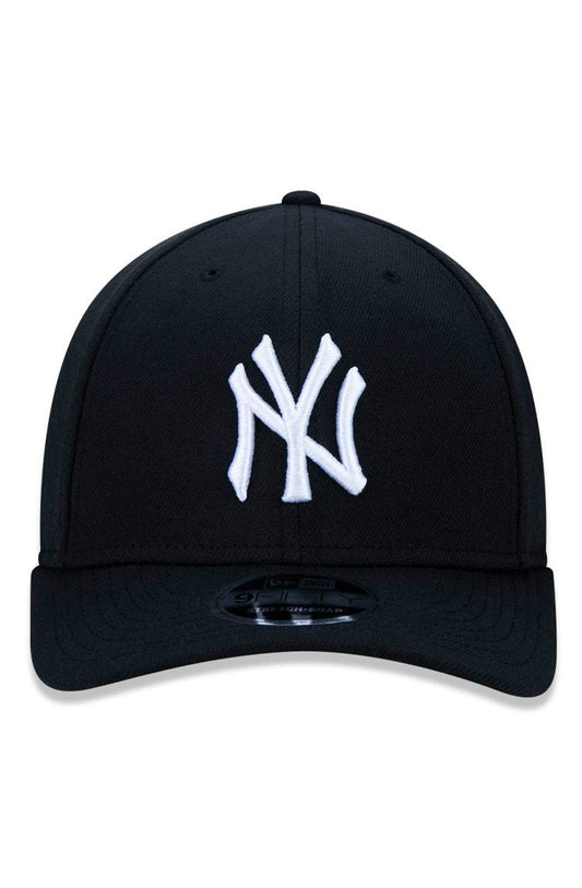 Boné New Era New York Yankees Blk Preto/Branco - NewSkull