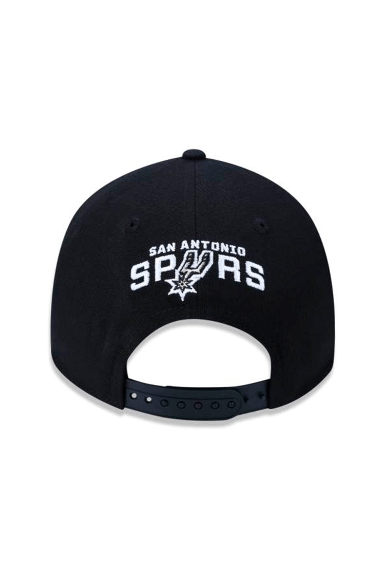 BONÉ NEW ERA SAN ANTONIO SPURS SNAPBACK PRETO - NewSkull