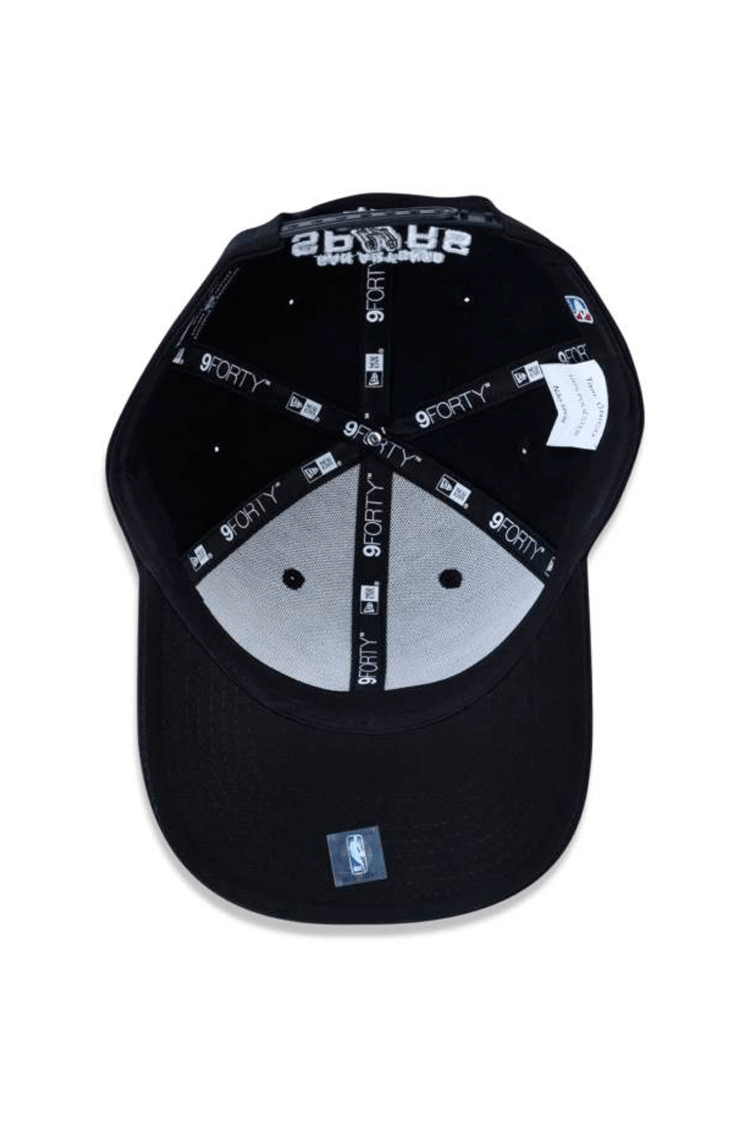 BONÉ NEW ERA SAN ANTONIO SPURS SNAPBACK PRETO - NewSkull