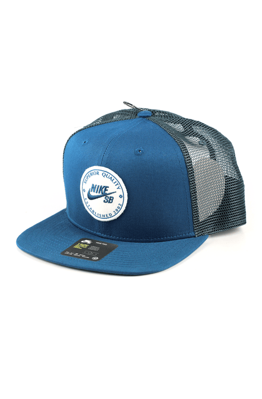 BONÉ NIKE SB PATCH TRUCKER SNAPBACK AZUL - NewSkull