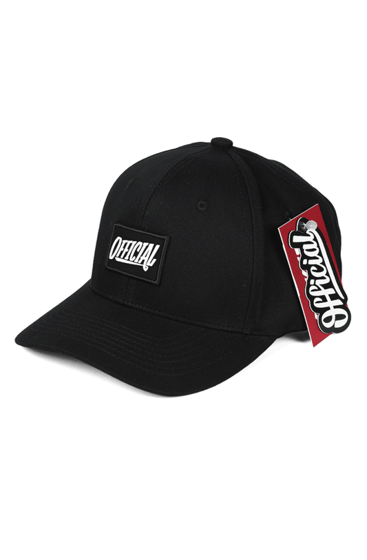 Boné Official Aba Curva Snapback Box Logo Preto - NewSkull