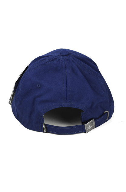 Boné Official Aba Curva Strapback Logo Metal Azul - NewSkull