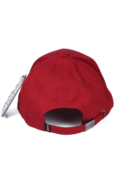 Boné Official Aba Curva Strapback Logo Metal Vermelho - NewSkull