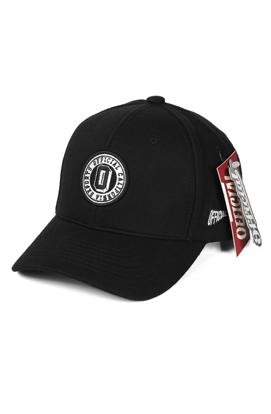 Boné Official Aba Curva Strapback Moletom Preto - NewSkull