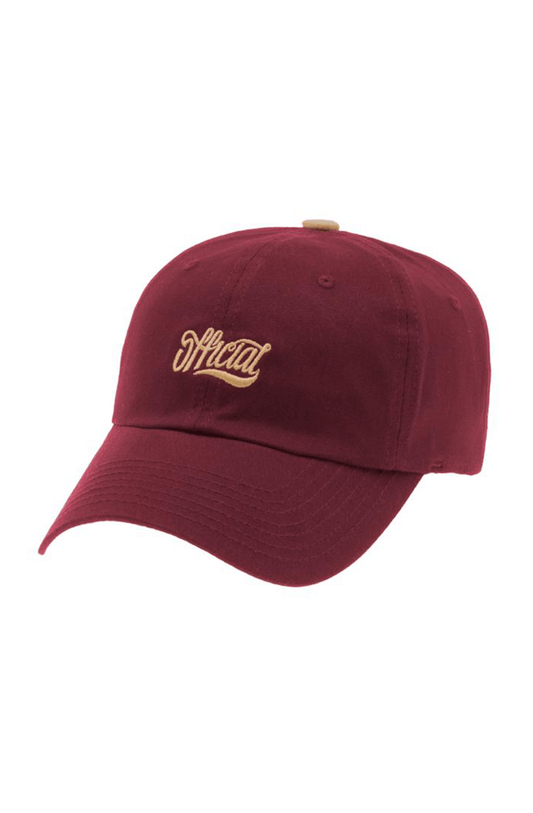 BONE OFFICIAL STRAPBACK SCRIPT BORDO - NewSkull