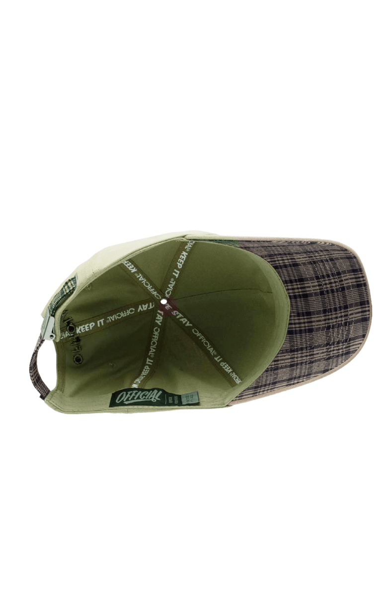 BONE OFFICIAL STRAPBACK URSO XADREZ BEGE - NewSkull