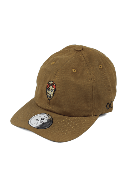 Boné Other Culture Aba Curva Strapback Tupac Marrom - NewSkull