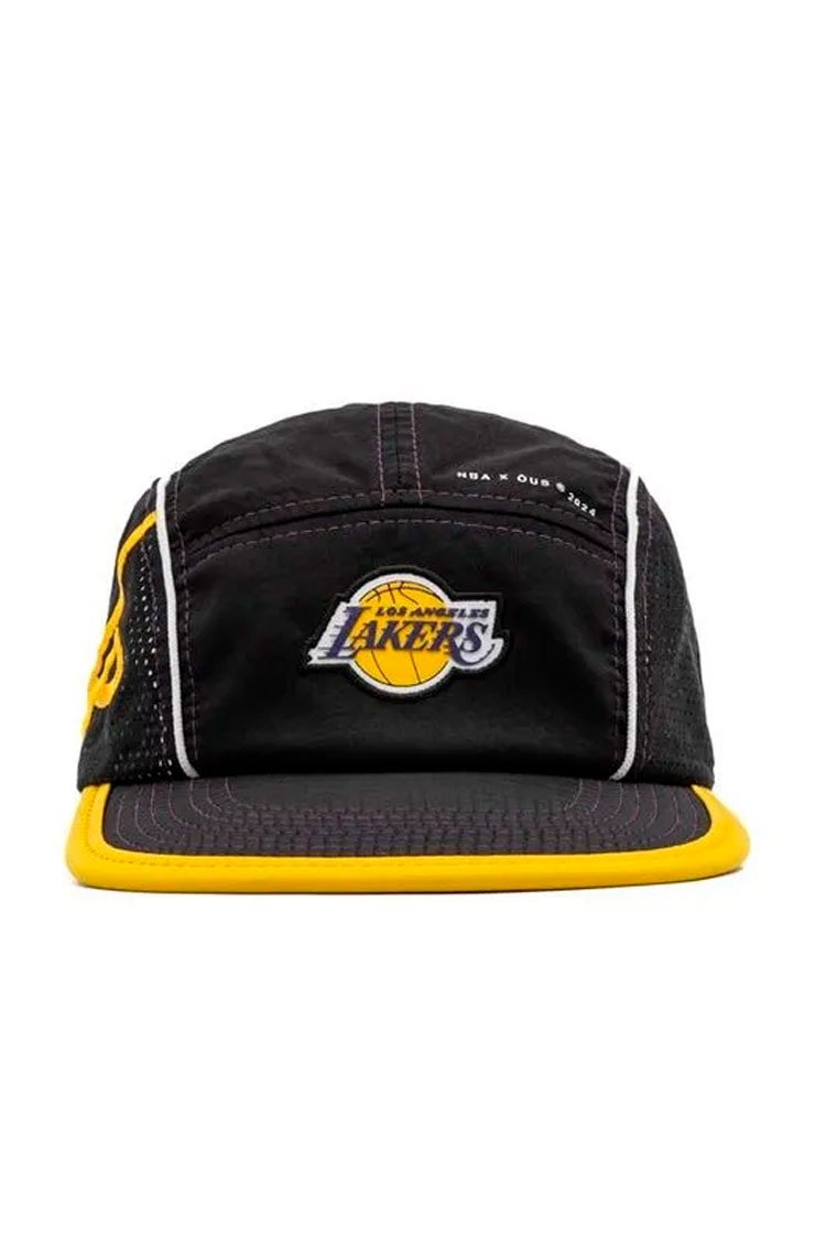 Boné OUS 5 Panel NBA Lakers Preto/Amarelo - NewSkull