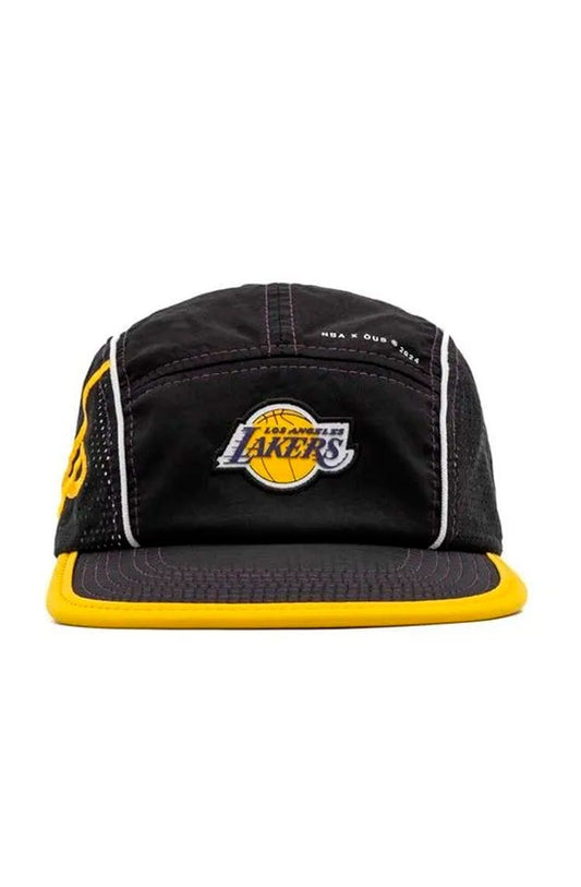 Boné OUS 5 Panel NBA Lakers Preto/Amarelo - NewSkull