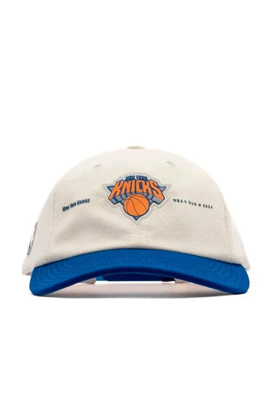 Boné OUS 6 Panel NBA Knicks Branco/Azul - NewSkull