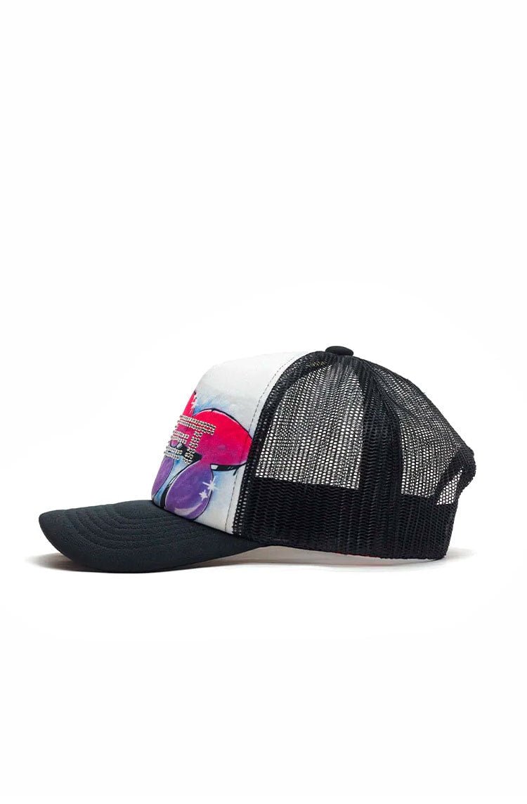 Boné Piet Crystal Grafitti Trucker Hat Preto - NewSkull