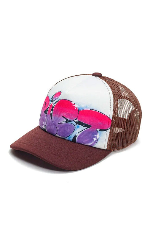 Boné Piet Grafitti Trucker Hat Marrom - NewSkull