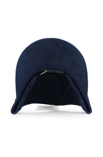 Bone PUMA Aba Curva Winterized Suede Strapback Azul - NewSkull