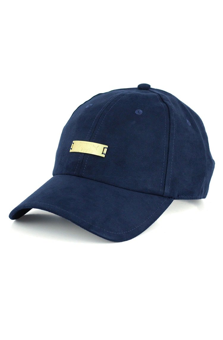Bone PUMA Aba Curva Winterized Suede Strapback Azul - NewSkull