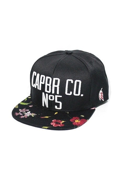 BONÉ SNAPBACK CAP BR N5 ABA FLORAL Preto - NewSkull