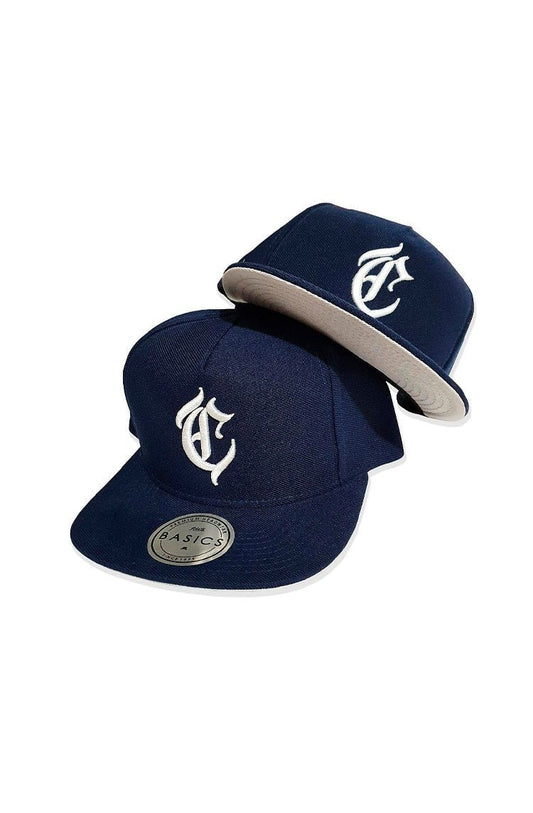 Boné Snapback Logo Azul Marinho - NewSkull