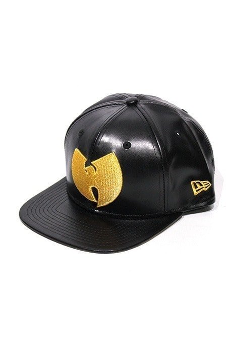 BONÉ SNAPBACK NEW ERA 950 WU TANG GOLD AND LEATHER Preto - NewSkull