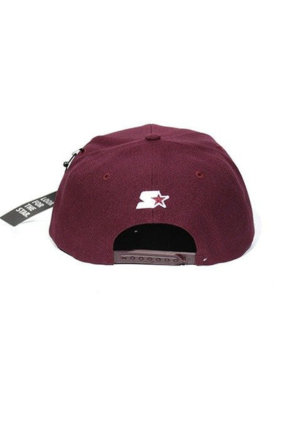 Boné Snapback Starter Black Label Burgundy White - NewSkull