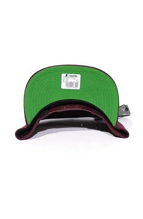 Boné Snapback Starter Black Label Burgundy White - NewSkull