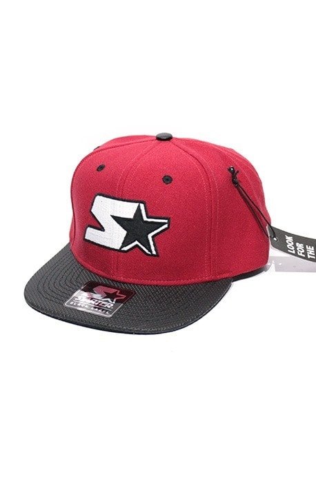 Boné Snapback Starter Black Label Carbon Vermelho - NewSkull