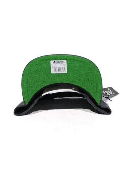 Boné Snapback Starter Black Label Logo Cinza - NewSkull