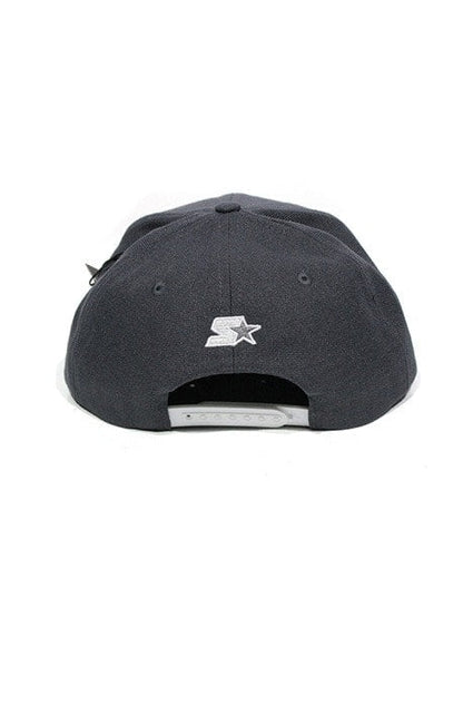 Boné Snapback Starter Black Label Logo Cinza - NewSkull