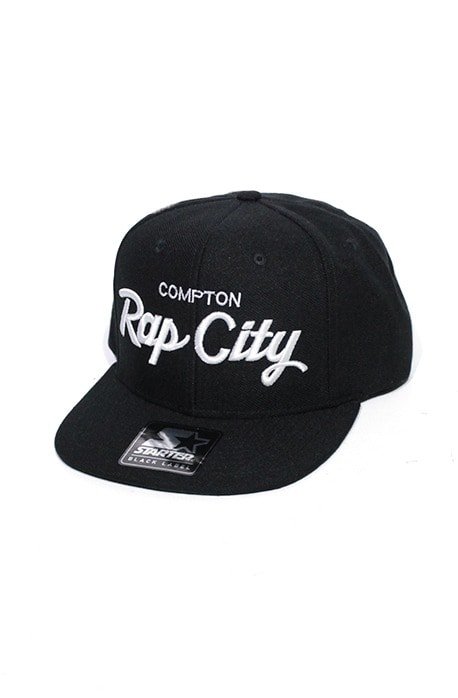 Boné Snapback Starter Black Label Rap City 1 Preto - NewSkull