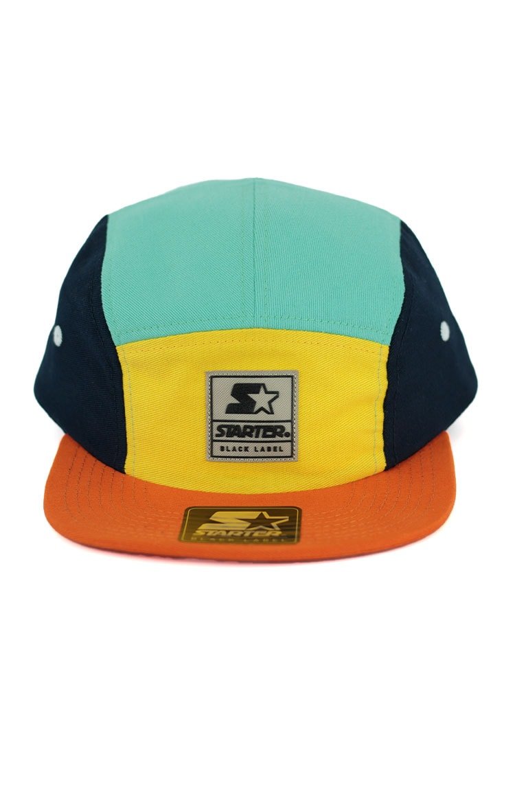 Bone STARTER 5 Panels Colors 1 Strapback Verde/Azul - NewSkull