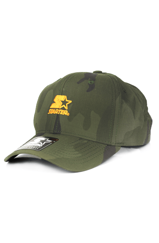 Bone Starter Aba curva Snapback Color Camo Verde - NewSkull