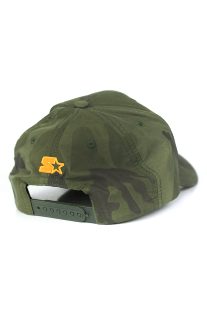 Bone Starter Aba curva Snapback Color Camo Verde - NewSkull