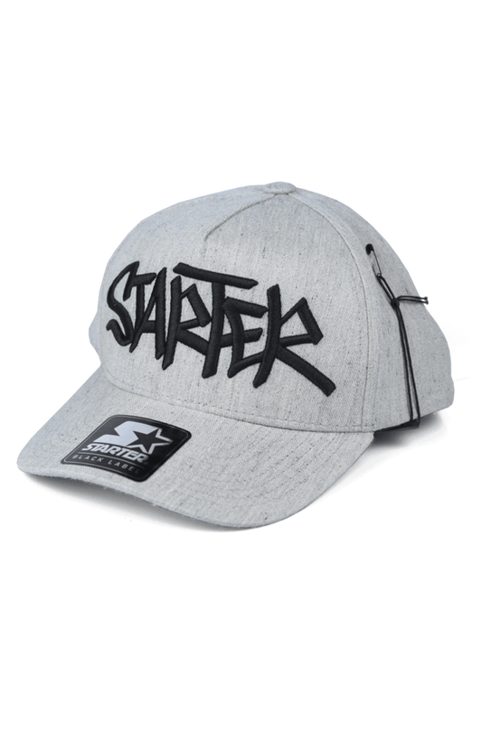 Boné Starter Aba Curva Snapback Flip 2 Cinza - NewSkull