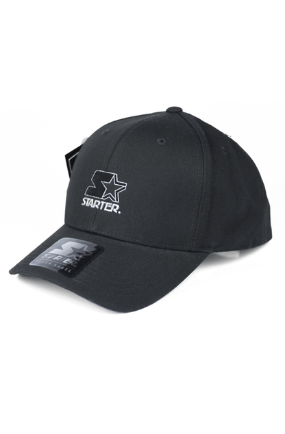 Boné Starter Aba Curva Snapback Flocked Star Preto - NewSkull