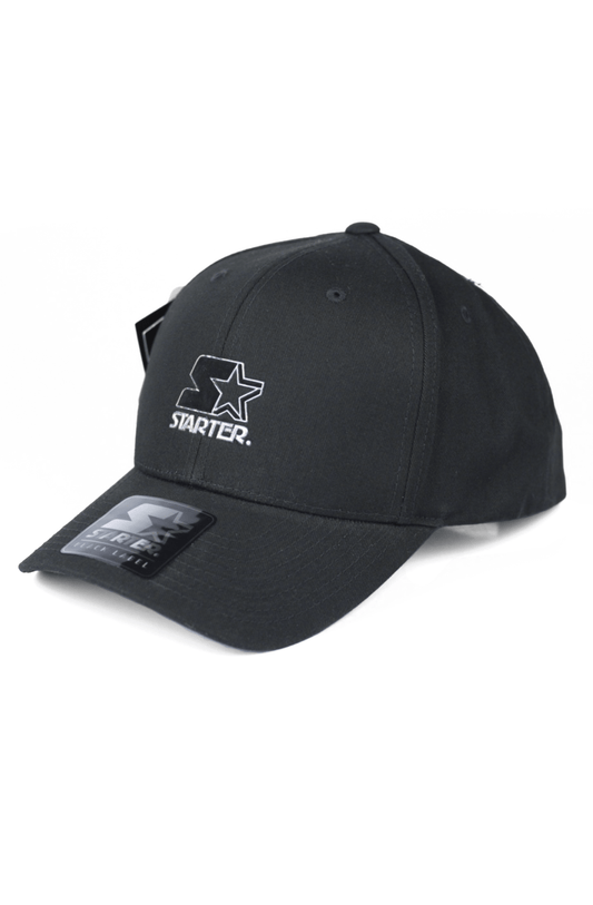 Boné Starter Aba Curva Snapback Flocked Star Preto - NewSkull