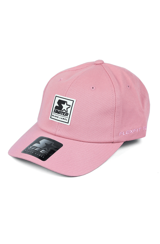 Boné Starter Aba Curva Strapback Box Logo Rosa - NewSkull