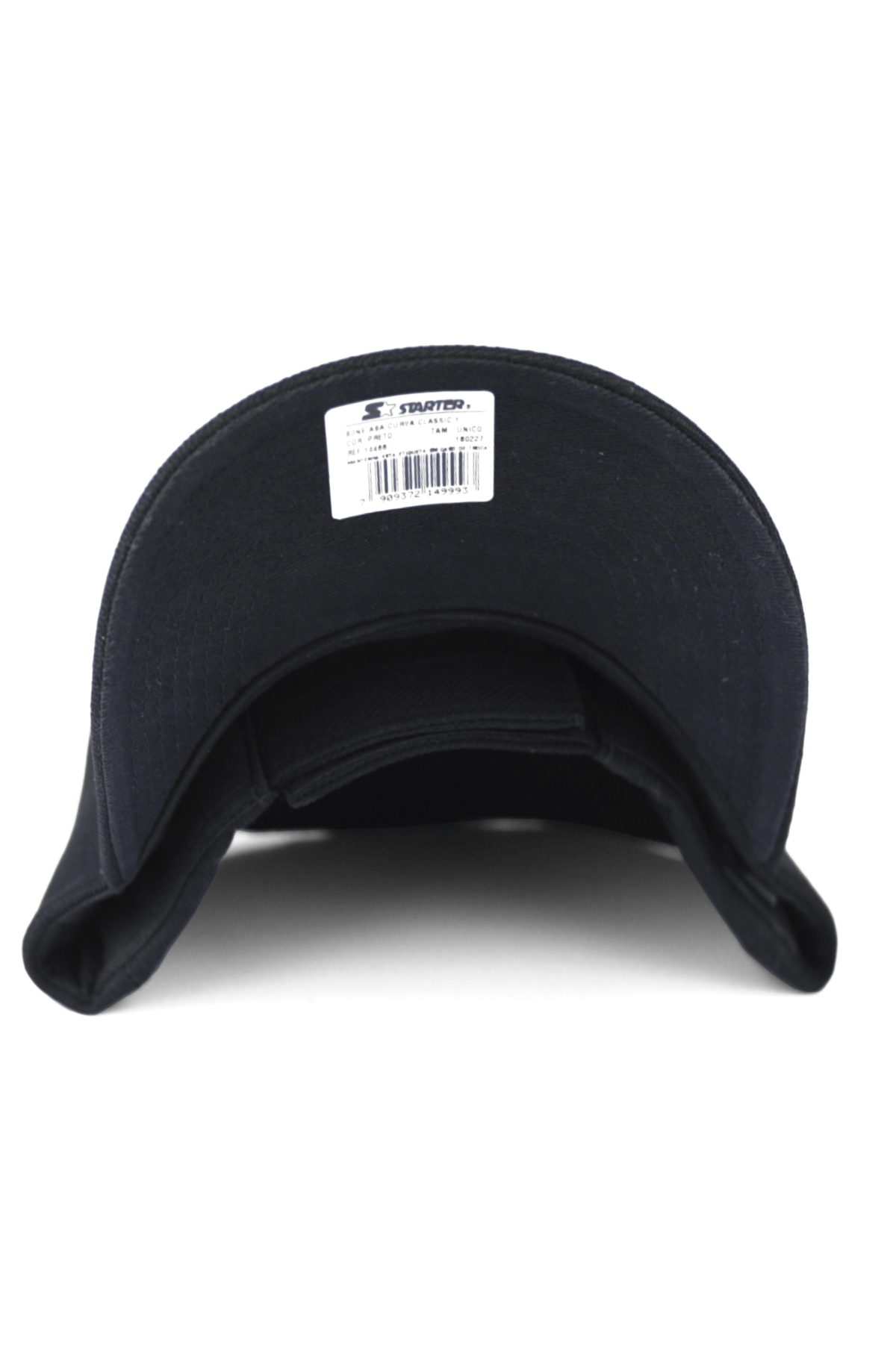 Boné Starter Aba curva Strapback Classic 1 Preto - NewSkull