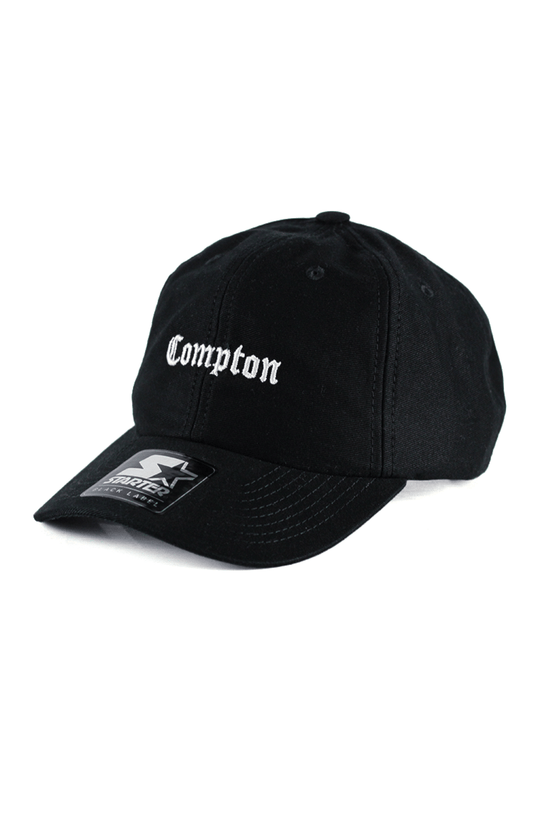 BONE STARTER ABA CURVA STRAPBACK COMPTON LETTER PRETO - NewSkull