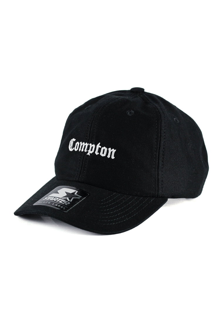 BONE STARTER ABA CURVA STRAPBACK COMPTON LETTER PRETO - NewSkull