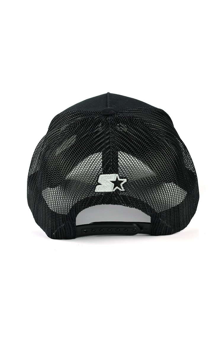BONE STARTER ABA CURVA TRUCKER SNAPBACK COMPTON PRETO - NewSkull