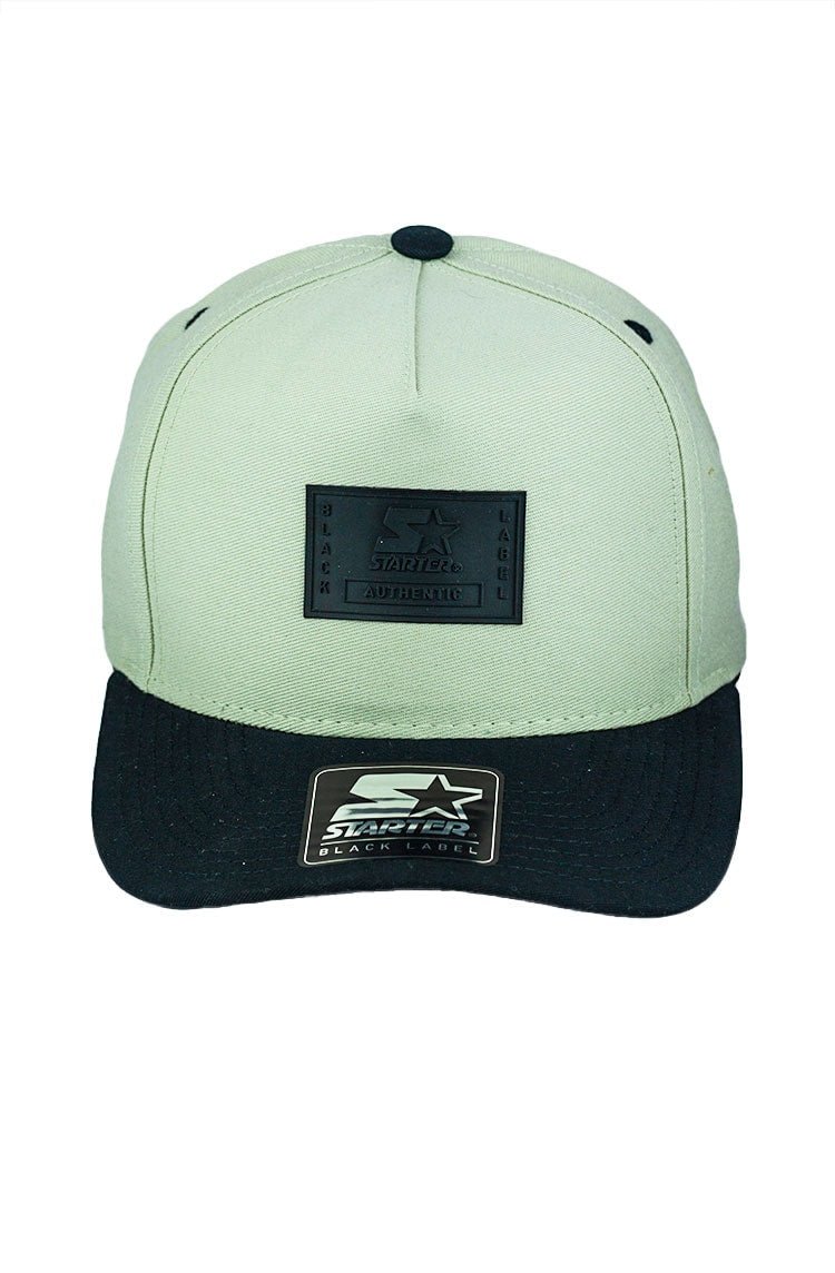 Bone Starter Authentic Aba Curva Snapback Bege/Preto - NewSkull