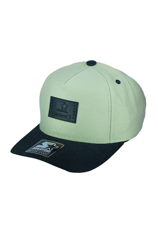 Bone Starter Authentic Aba Curva Snapback Bege/Preto - NewSkull