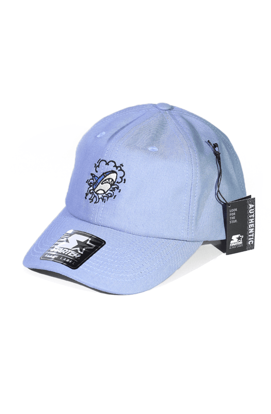 Boné Starter Black Label Aba Curva Dadcap Shark Azul - NewSkull